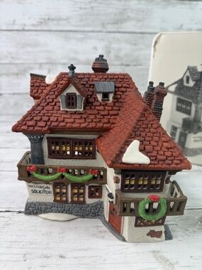 Dept 56 David Copperfield “Mr Wickfield Solictor 1989 Christmas Village w box